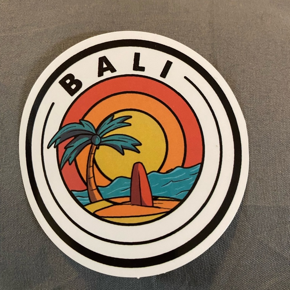 🌈20/$5🌈 Bali Beach Tropical Sticker
